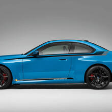 Kit di Adesivi in Vinile con Strisce Laterali Stile M Performance per BMW M2 G87_2