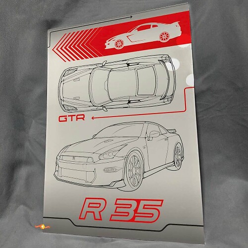 Pannello d'Arte da Parete in Acrilico Lucido Personalizzato per Garage per appassionati di Nissan R35