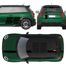 52 Victory Edition Kit Completo Strisce Adesive in Vinile per Mini Cooper S_2
