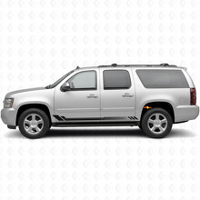 Strisce adesive a nido d'ape per portiere e sottoporta per Chevrolet Suburban GMT900 2007-2014_2