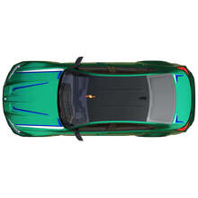 Adesivo in vinile con strisce laterali cofano bagagliaio M Performance per BMW M3 G80 2