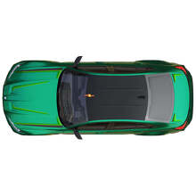 Adesivo in vinile con strisce laterali cofano bagagliaio M Performance per BMW M3 G80 3