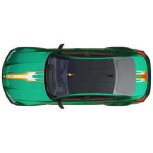 Adesivo in Vinile con Grafica Astratta M Performance per Cofano e Bagagliaio BMW M3 G80 2