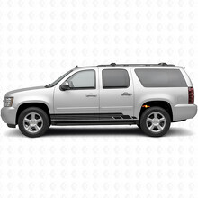 Strisce Viniliche Stratificate per Portiere e Minigonne per Chevrolet Suburban GMT900 2007-2014_2