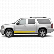 Strisce Viniliche Stratificate per Portiere e Minigonne per Chevrolet Suburban GMT900 2007-2014_3