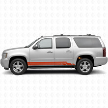 Strisce Viniliche Stratificate per Portiere e Minigonne per Chevrolet Suburban GMT900 2007-2014_4