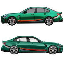 Adesivo in Vinile per Strisce Laterali Complete M Performance G80 per BMW M3 G80 2