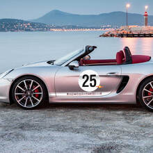 Kit Adesivo in Vinile Strisce Laterali Porta Design Heritage per Porsche 981 Boxster 2