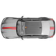 Adesivo in vinile a striscia grafica per cofano e bagagliaio M Performance per BMW M3 G80 3
