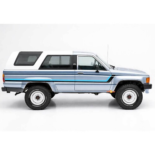 Adesivi in Vinile Laterali a Doppia Riga Stile Heritage per Toyota 4Runner 1984-1989 1