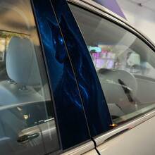 Adesivo in Vinile per Porte a Montante Stile Lupo Galattico 2