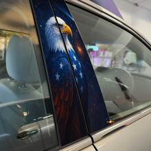 Adesivo in Vinile per Porte Montante Stile Bald Eagle USA 2