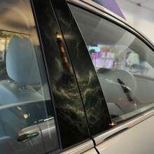 Adesivo in Vinile Faro Mare Tempestoso per Porte a Montante 2