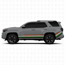 Adesivi in vinile con linee curve stile techno per parafango laterale posteriore per Toyota 4Runner 2