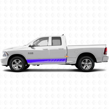 Adesivo Vinile a Strisce Forate Laterale Porta Grafica per Dodge Ram 1500 2011-2018 3