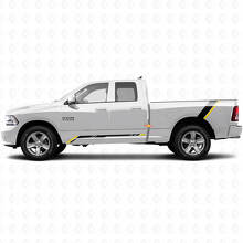 Adesivo in Vinile a Strisce a Scacchi per Pannello Laterale Posteriore per Dodge Ram 1500 2011-2018 2