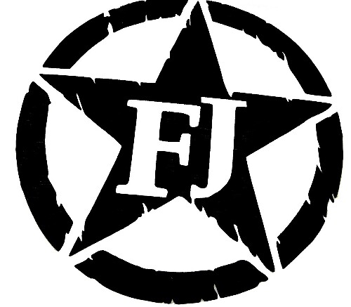 Set di adesivi in vinile Toyota FJ Cruiser FJ Military Star