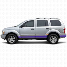 Adesivo in vinile per fiancata con linee dritte per Dodge Durango 2004-2009 2