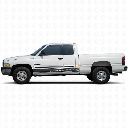 Adesivo Vinile con Strisce Perforate per Modanatura Laterale per Dodge Ram 1500 1994-2001 1