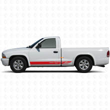 Adesivo in vinile con strisce decorative per battitacco Dodge Dakota 1997-2004 3