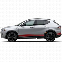 Adesivo in Vinile con Linee Diritte per Battitacco Laterale per Dodge Hornet 2023+ 3