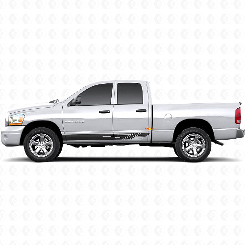 Adesivo in Vinile con Strisce Decorate per Minigonna per Dodge Ram 1500 2002-2008