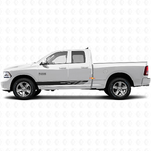 Adesivo in vinile con strisce decorate per modanatura laterale per Dodge Ram 1500 2011-2018