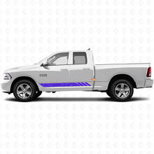 Adesivo Vinil Strisce Stile Topografico per Porte Dodge Ram 1500 2011-2018 2
