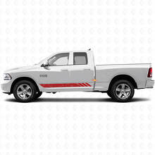 Adesivo Vinil Strisce Stile Topografico per Porte Dodge Ram 1500 2011-2018 3