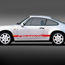 Adesivo in Vinile con Lettere Rasant a Fascia Laterale per Porsche 911 3