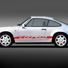 Adesivo in Vinile con Scritta Turbo a Striscia Laterale per Porsche 911_3