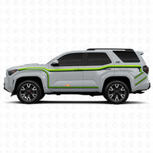 Adesivo Vinile Laterale Intero con Linee Curve Continue per Toyota 4Runner 3