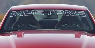 Ford Mustang White parabrezza striscione decalcomania contorno lettera
