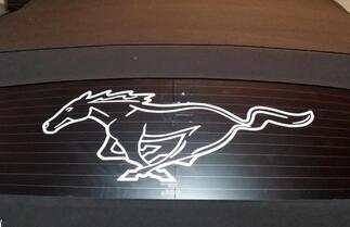 Adesivo per decalcomania contorno pony per finestrino posteriore Ford Mustang