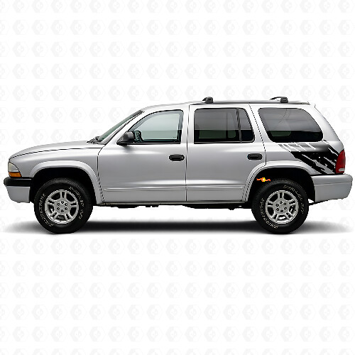 Adesivo Vinilico Grafico Spruzzo di Fango Laterale Posteriore per Dodge Durango 1998-2003