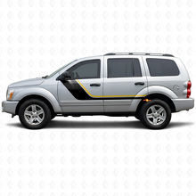 Adesivo Vinile a Strisce Gemelle per Porta per Dodge Durango 2004-2009 2