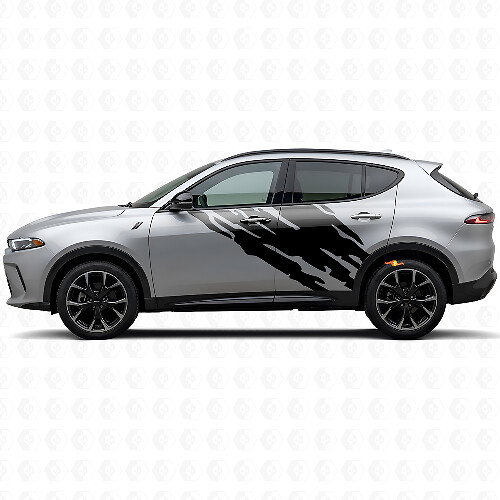 Adesivo in vinile grafico laterale paraspruzzi per porte Dodge Hornet 2023+ 1