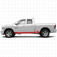 Adesivo in Vinile con Strisce Larghe a Montagne per Battitacco Dodge Ram 1500 2011-2018 3