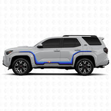 Kit Adesivi Vinile Strisce Laterali Triple Racing per Toyota 4Runner 2