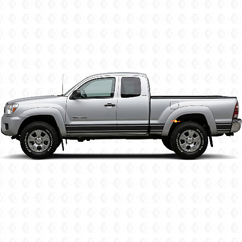 Adesivo in Vinile per Modanature Laterali Linee Dritte per Toyota Tacoma 2004-2015