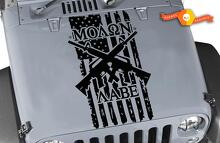 Adesivo in vinile con bandiera USA Molon Labe per cofano Jeep Wrangler TJ LJ JK_2