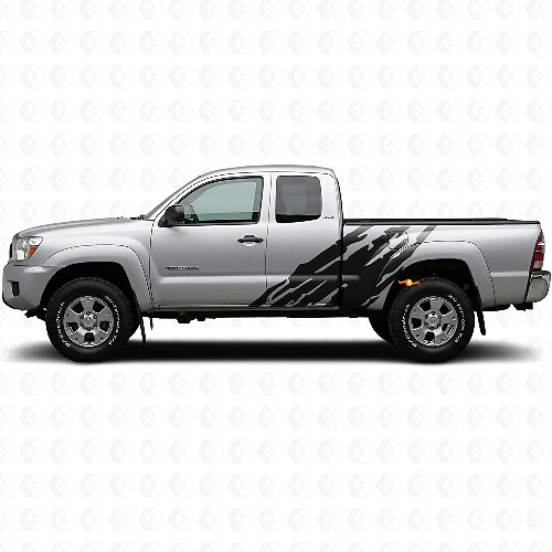 Adesivo Laterale in Vinile con Grafica Spruzzi di Fango per Toyota Tacoma 2004-2015 1