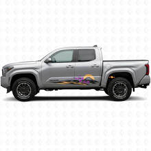Adesivo Vinile Laterale con Grafica Sakura Giapponese per Toyota Tacoma 2023+ 2
