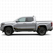 Kit adesivo in vinile con doppie strisce per i pannelli sottoporta Toyota Tacoma 2023+ 2