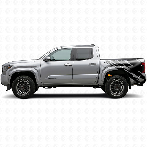 Adesivo Vinilico Grafica Spruzzi di Fango Laterale Posteriore per Toyota Tacoma 2023+
