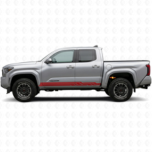 Adesivo in Vinile con Strisce Curve Intrecciate per Minigonne Toyota Tacoma 2023+ 3