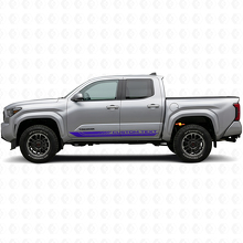 Adesivo in vinile a strisce curve a scacchiera per sottoporta Toyota Tacoma 2023+ 2