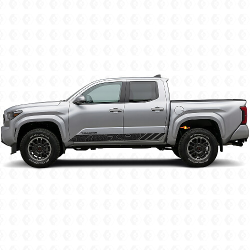 Adesivo Vinile per Porte con Strisce Stile Topografico per Toyota Tacoma 2023+ 1