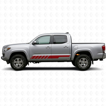Kit di adesivi in vinile a strisce a scacchiera per pannelli sottoporta Toyota Tacoma 2015-2023 3