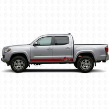 Kit Adesivi in Vinile Strisce Stile Montagne per Minigonne per Toyota Tacoma 2015-2023 3